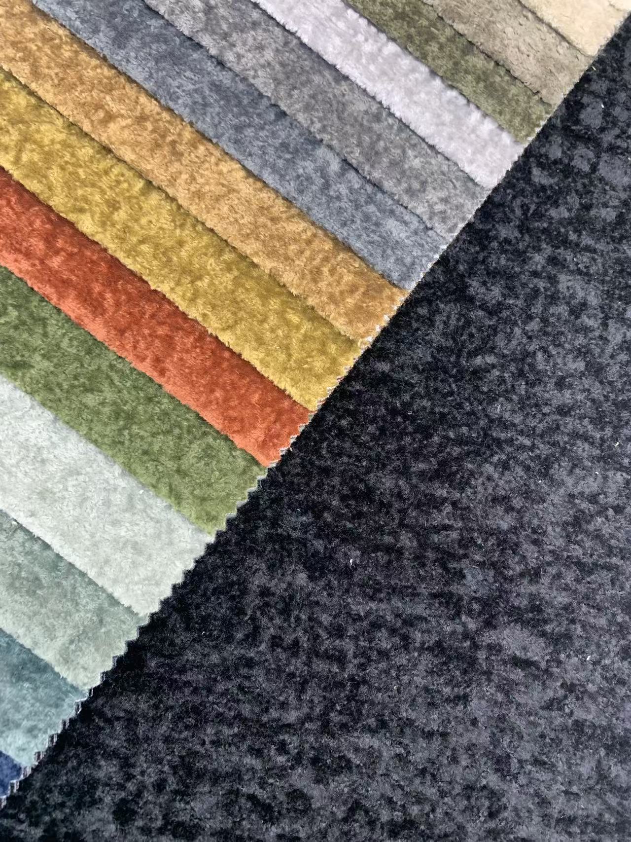 Кадифена ткаенина во крем стил Cream Style Velvet Fabric