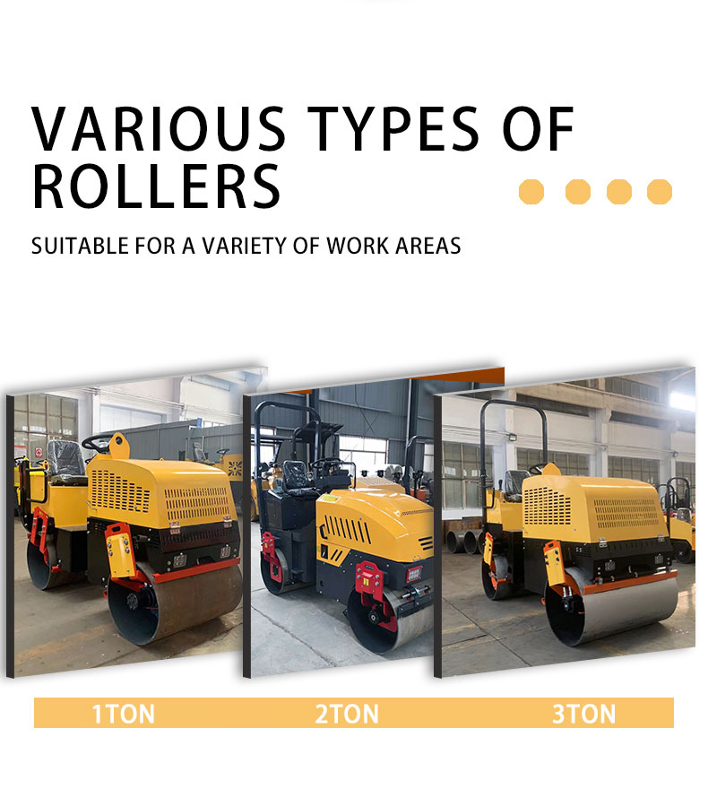 3 Ton Road Roller Earthmoving Machinery