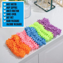 Washable Microfiber Mop Slippers for Floor Cleaning
