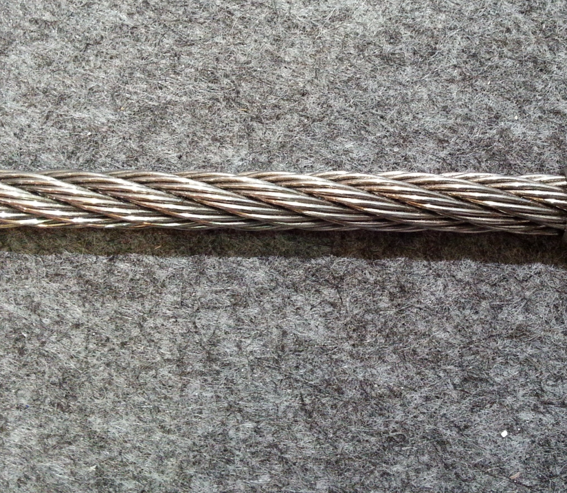 1x7 Paslanmaz Çelik Tel Halat 4mm 316