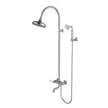 complete shower system Exposed 3 Handle Tub & Shower Faucet Set Supplier