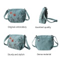 Flower Princess Women Canvas Bag Broderi