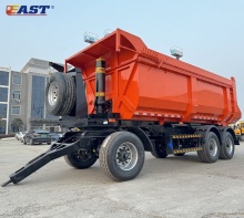 EAST Hot Sale Tractor Trailer with Rear Dump Trailer