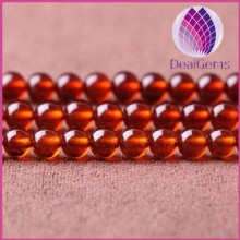 wholesale Natural natural orange mandarin garnet 5mm round trands beads
