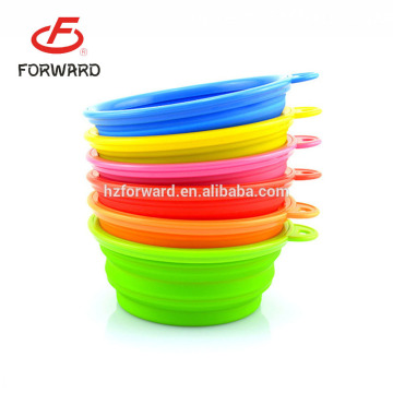 silicone travel dog bowl