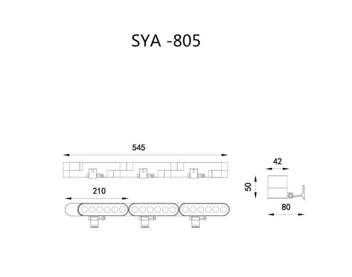 embedded wall washer optics