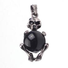 Antique Skull Onyx Jewelery Accessories Pendant Necklace