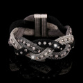 Nylon Mesh Crystal Bracelet Magnetic Stardust Wrap Bracelet