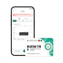 Wireless Bluetooth Single Use Temperature Data Logger