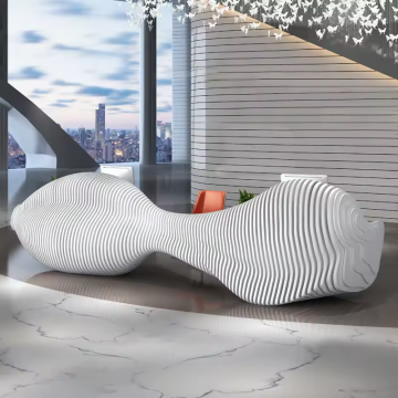 Hot Sale White Salon Reception Desk - Small Industrial Reception Area