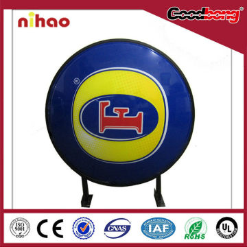 Acrylic Custom Outdoor Circular Light Box