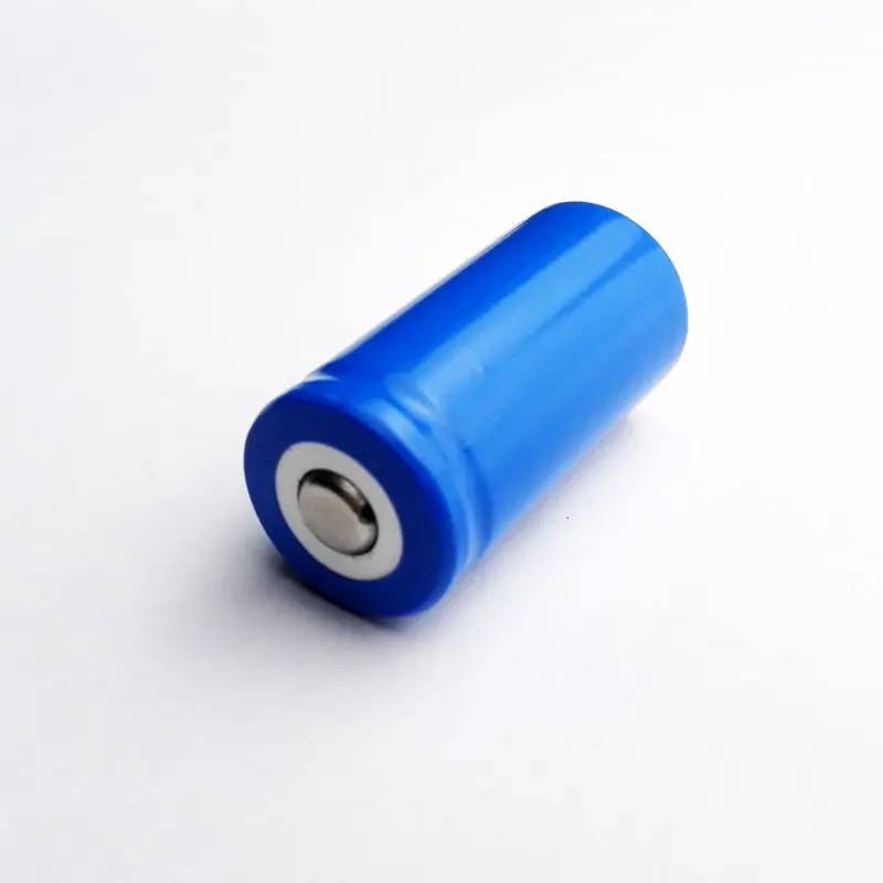 Flat Top 3.6V 3.7V Cr123A Icr16340 Icr17335 750mAh Rechargeable Lithium Ion Cell