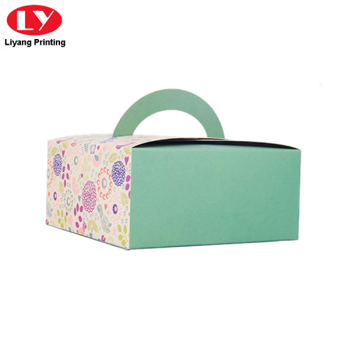 Cheaper folding soap packaging box with handle