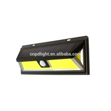 IP65 outdoor waterproof solar sensor security light solar powered motion sensor light COB solar sensor light