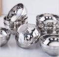 Peralatan Makan Stainless Steel Bowl Iron Proof