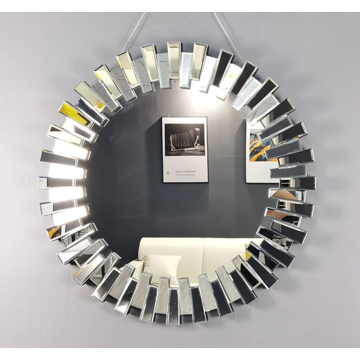 Miroir suspendu circulaire décoratif moderne