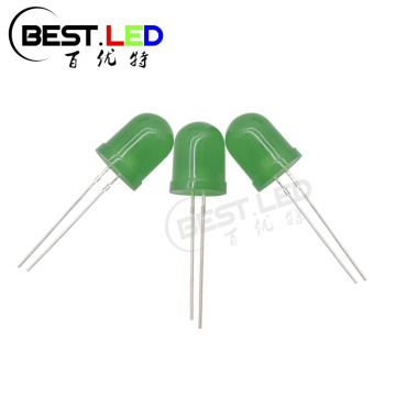 Diffused Green 10mm LED Super Bright LED