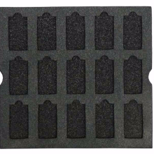 ESD packing foam mats for electronic elements