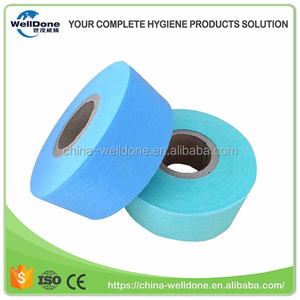 Good permeation and diversion nonwoven diaper materials adl