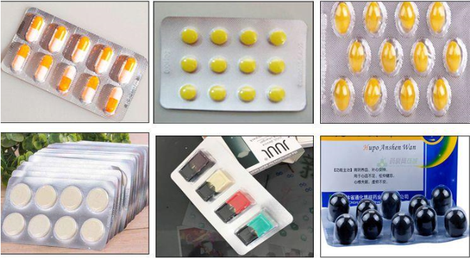 Blister packing for lip stick chewing gum blister pack card blister packing machine