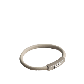 Fashion Trend Couple Bracelet 4mm White Sheepskin Bangles