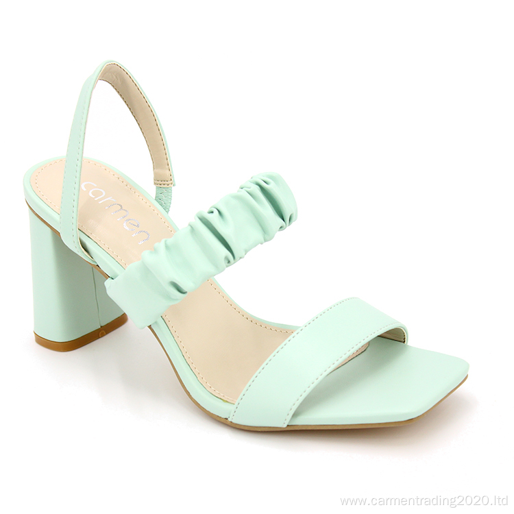 Elegant ankle strap design open toe high heels