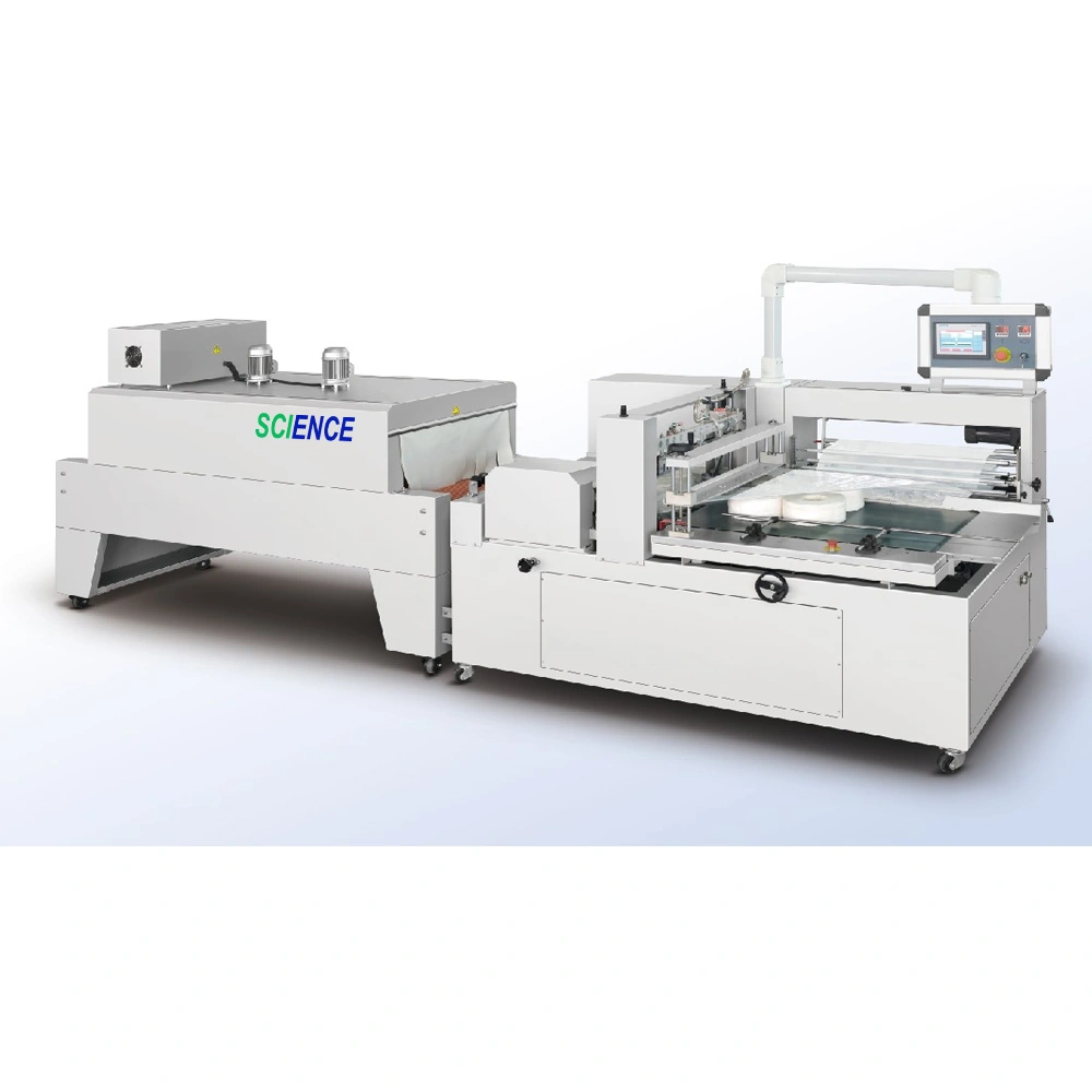 Automatic Circle Plate Continuous Band Sealer Heat Shrink Wrapping Machine