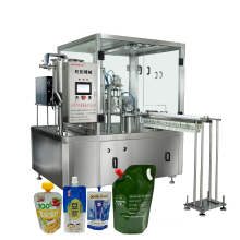 Spout Pouch Liquid Filling and Capping Machine