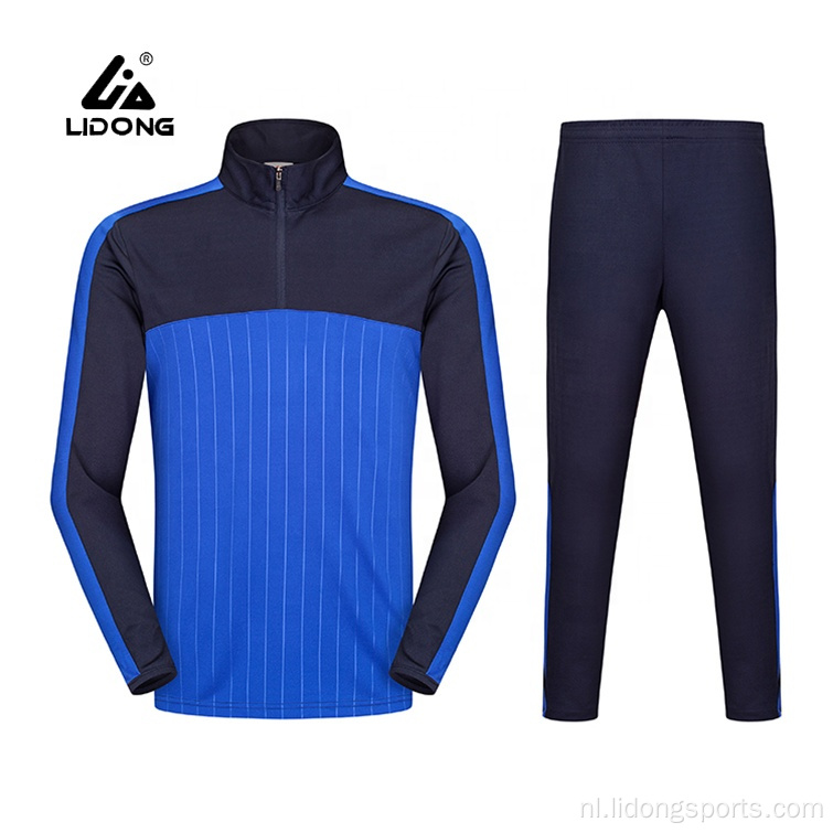 Groothandel Training &amp; Jogging Wear Sportswear Type en Gezond Materiaal Atletisch Track Pak