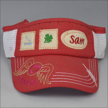 sport sun visor hats/design wholesale sun visors