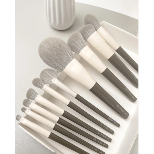 Fiber Hair Custom Colorful Makeup Brushes Set