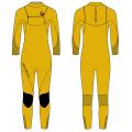 Seackin Kids 5/4mm Neoprene Front Zip Surfing Full Wetsuit