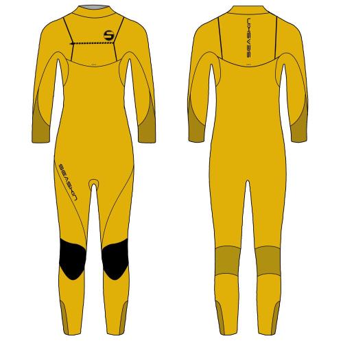 Seaskin Kids 5/4mm Neoprene Front Zip Full Wetsuit
