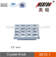 Cabinet zinc crystal knobs