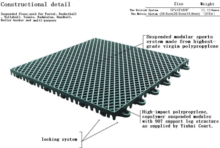 sports floor-plastic floor(outdoor)