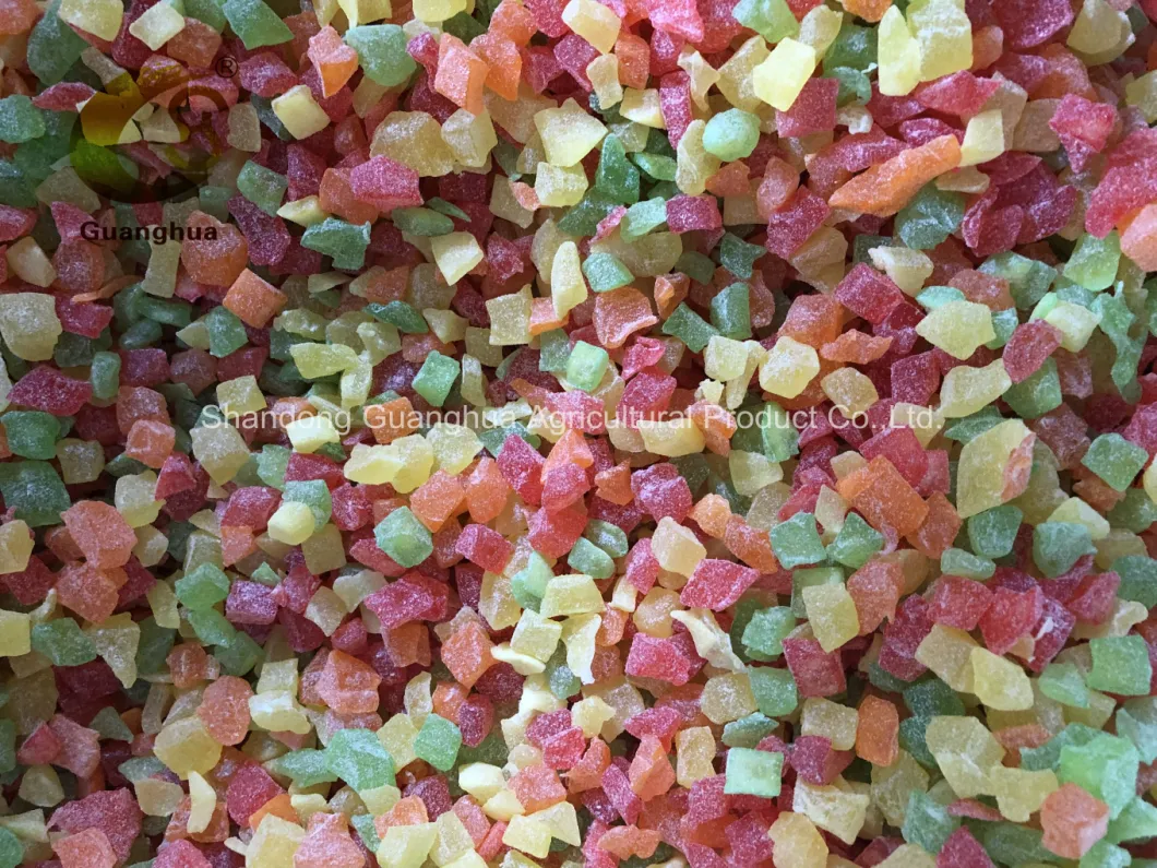 Good Quality Mixed Tastes Dried Papaya Dices