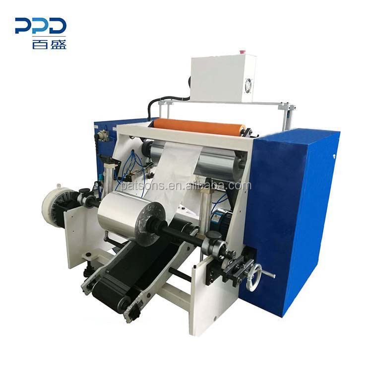 High Efficient Food Paper Aluminium Foil Embossing Rewinder Machine