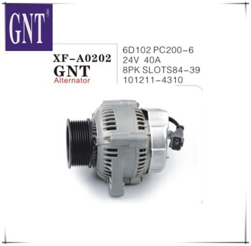 excavator engine PC200-6 6D102 alternator