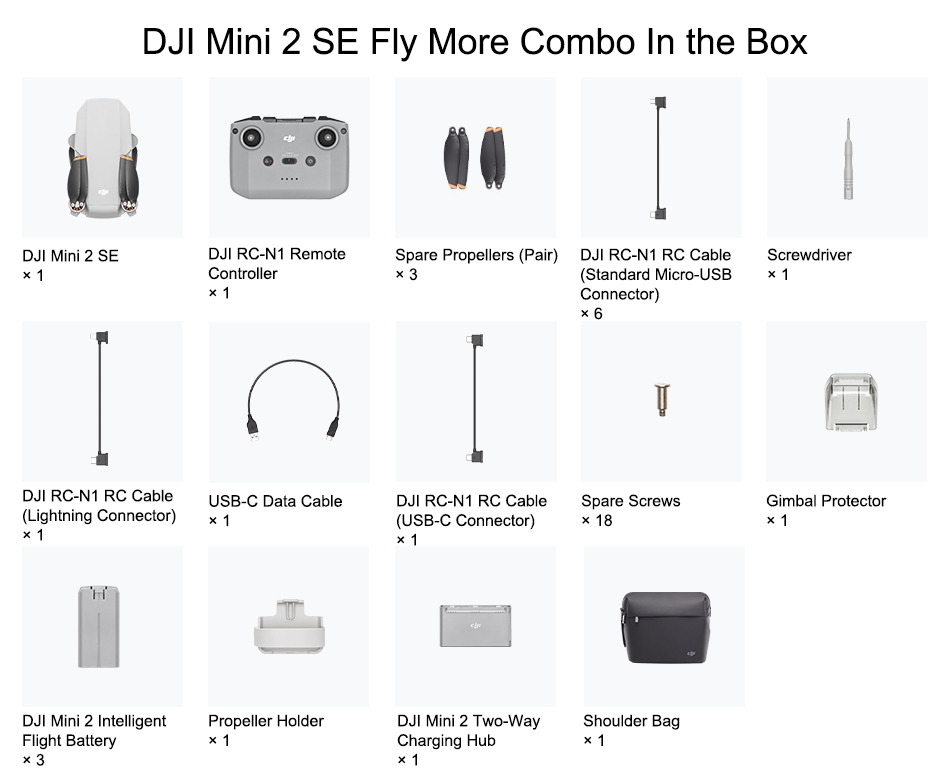 DJI Mini 2 SE Newest Camera Drones 2.7K/30fps Video 10km HD Video Transmission Professional GPS Quadcopter Mini 2 SE Hot Sale