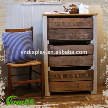 Weather Wood Antique Cabinet , Antique Wood Cabinet , Cabinet Organizer