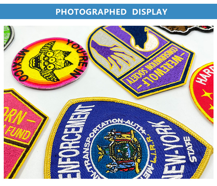 China embroidery manufacturer custom clothes embroidered patch