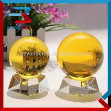 crystal balls yellow,large crystal balls