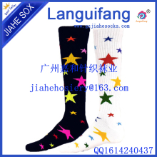 Star Pattern Knee High COTTON Socks