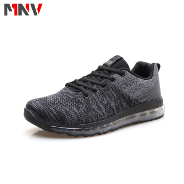 knitting fabric upper running shoes