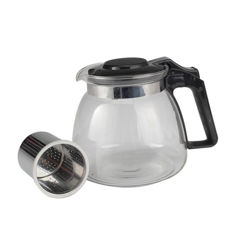 Glass Water Kettle With Strainer