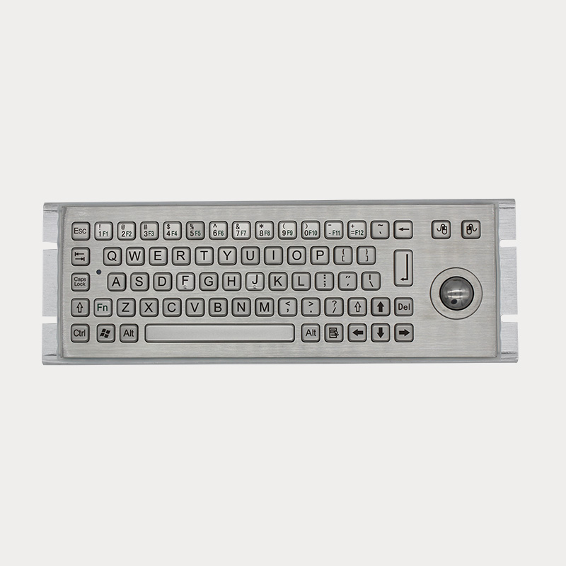 لوحة المفاتيح الصناعية المعدنية مع كرة المسار