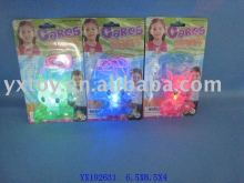 plastic flashing necklace,necklace with light,flashing torque toys,flashing cattle horn toys