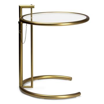 Eileen gray Side Table by Champagne finish