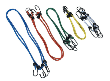 High Elasticity Bungee Cords Elastic Rope with Plastic Hooks