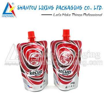 LIXING PACKAGING food packaging spout pouch, food packaging spout bag, food packaging pouch with spout